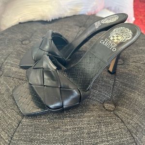 VINCE CAMUTO BRELANIE WOVEN-STRAP MULE